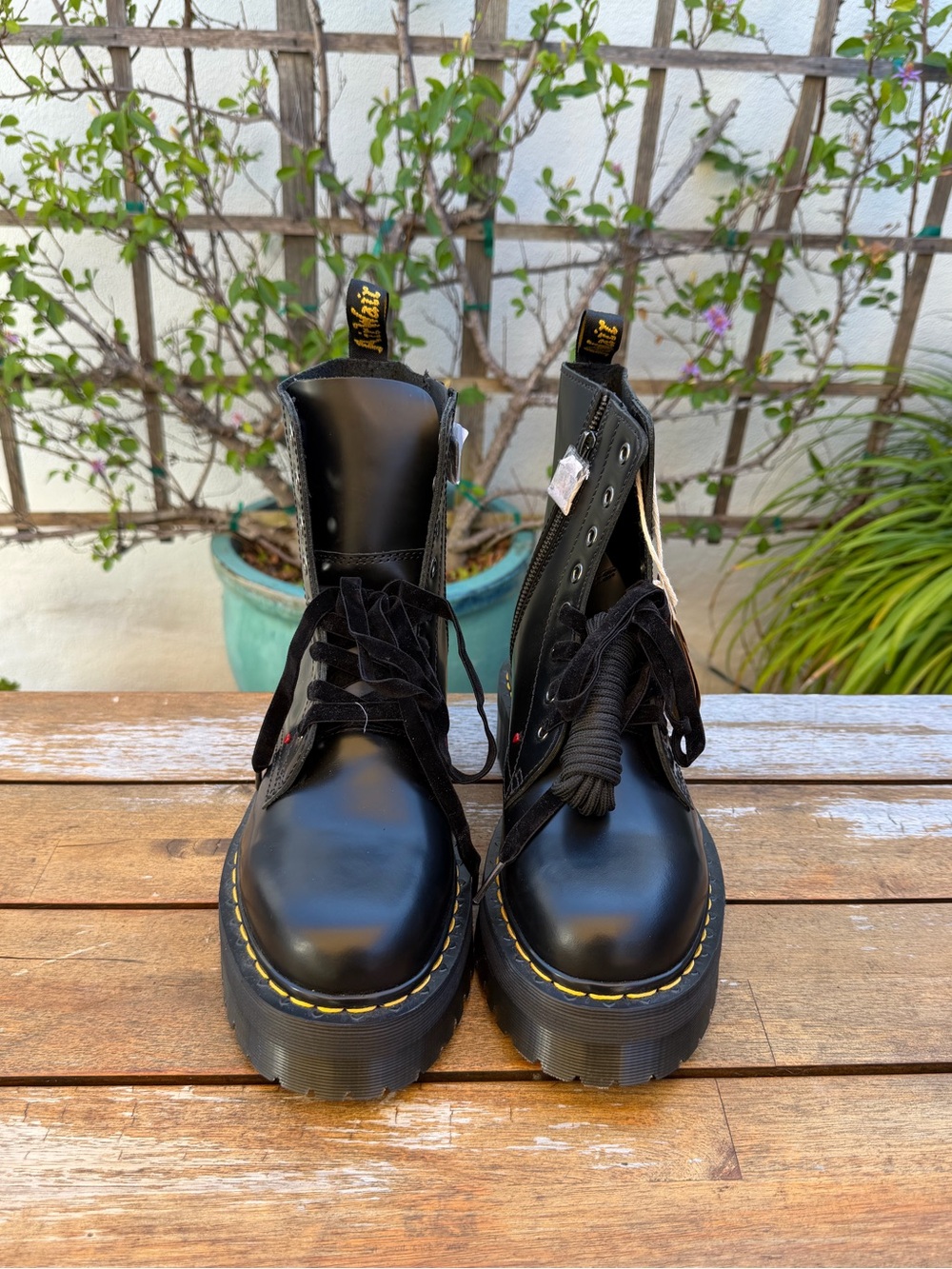 DR MARTENS Black Betty Boop Jadon Boots - Picture 3 of 9